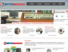Tablet Screenshot of betonmaksan.com